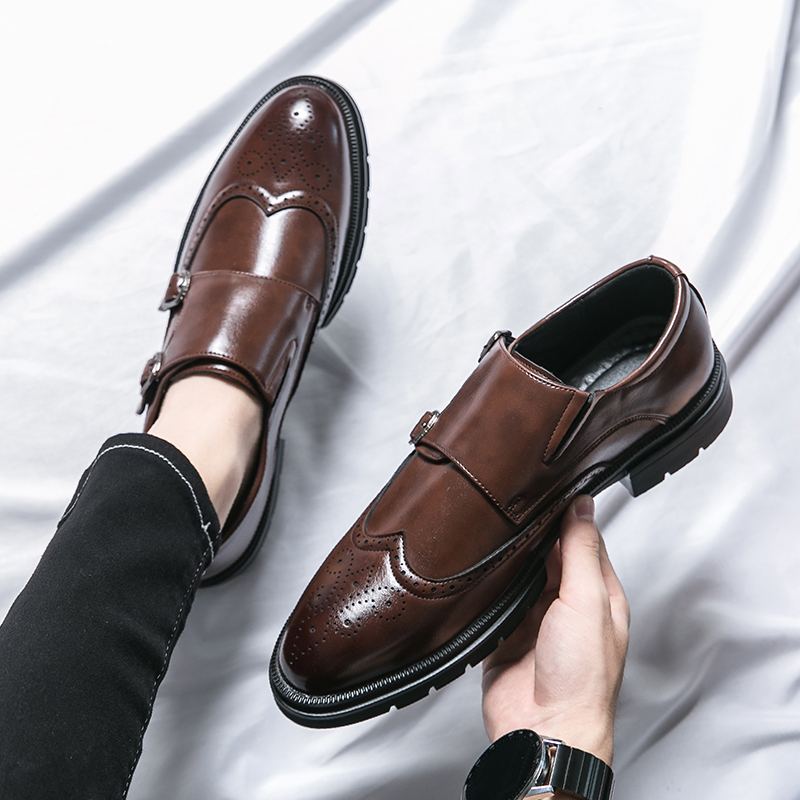 Mens Grooming Brand - Nouvelles Chaussures en Cuir Confortables pour