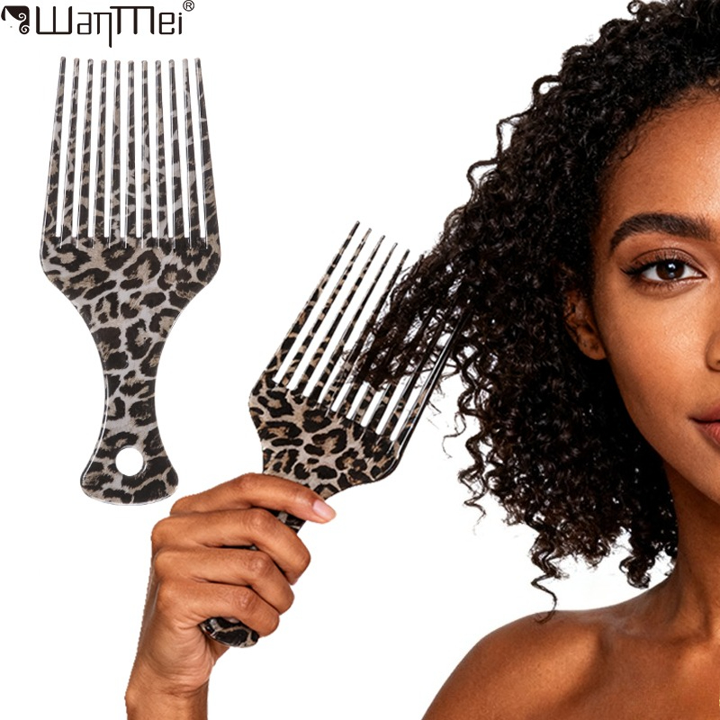 Men'S Grooming Brush - Peigne Afro à dents larges pour