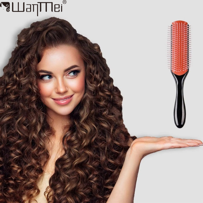 Men'S Grooming Brush - WANMEI style brosse à cheveux bouclés