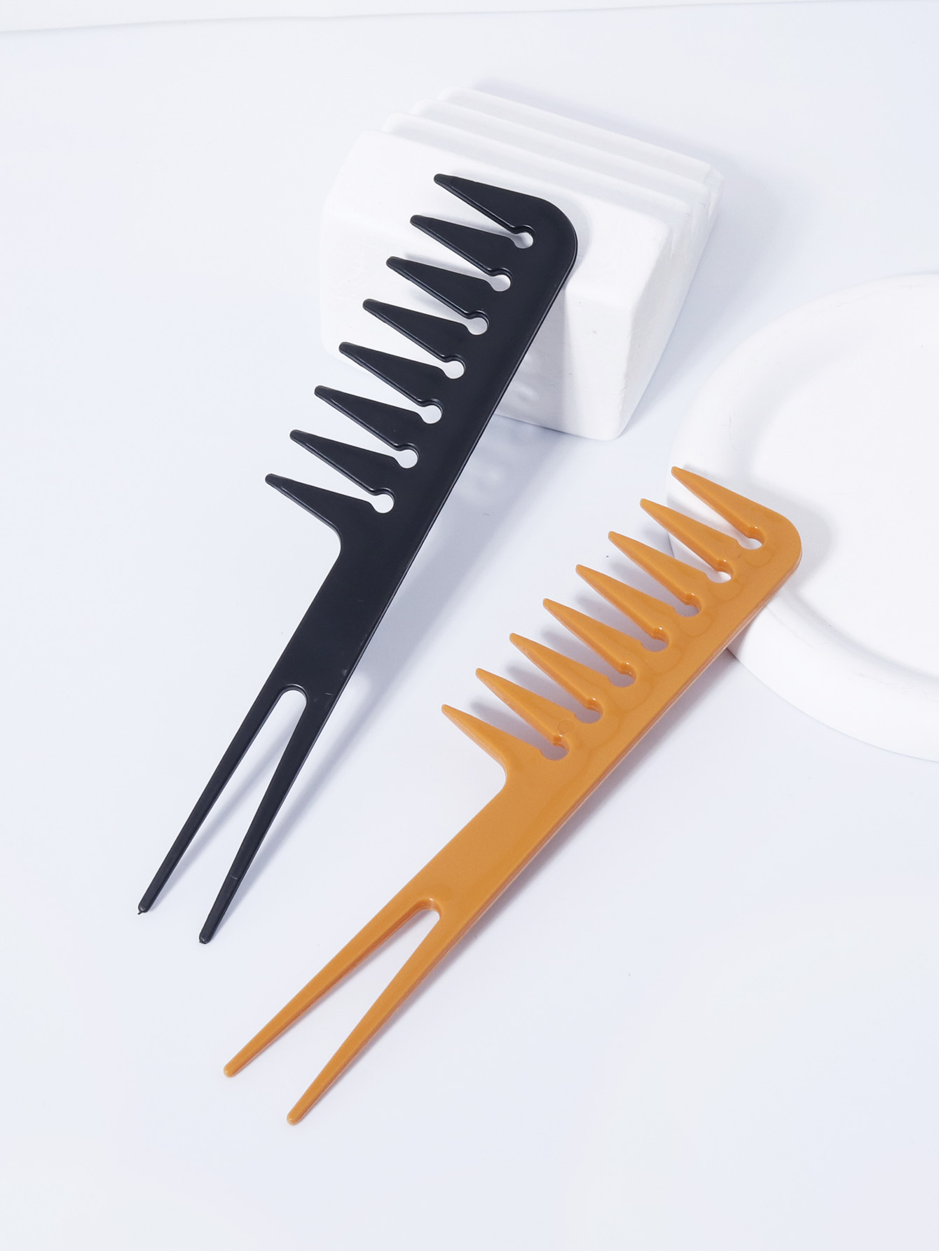Men'S Grooming Brush - Peigne à double fourche à dents