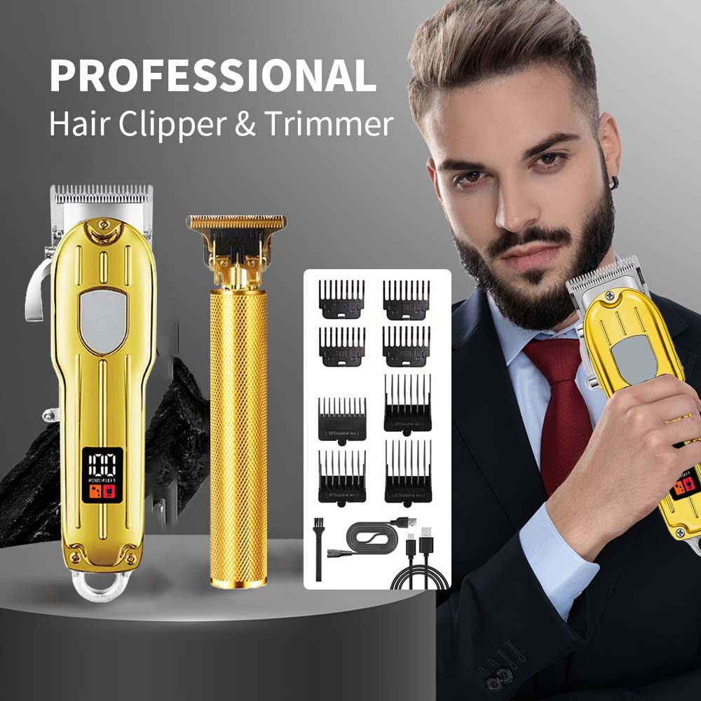 Men'S Grooming Set - Tondeuse à cheveux électrique 2 en