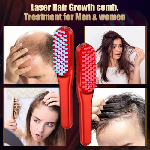 Men'S Grooming Brush - Peigne laser pour la croissance des