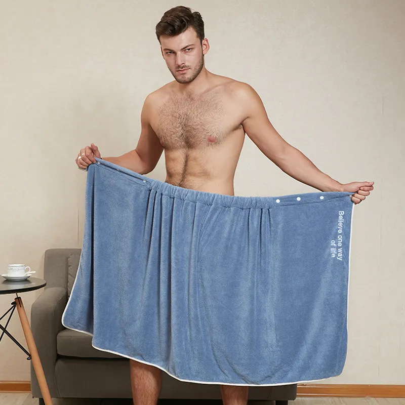 Men'S Grooming Product - Serviette de bain pour hommes, serviette