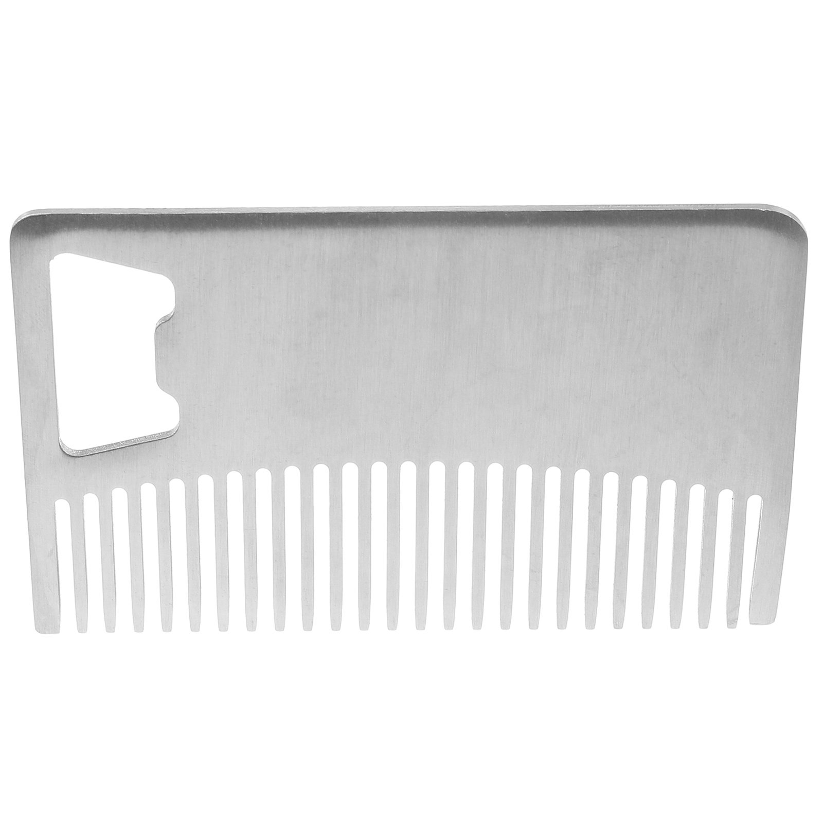 Men'S Grooming Brush - Peigne à barbe portable en acier
