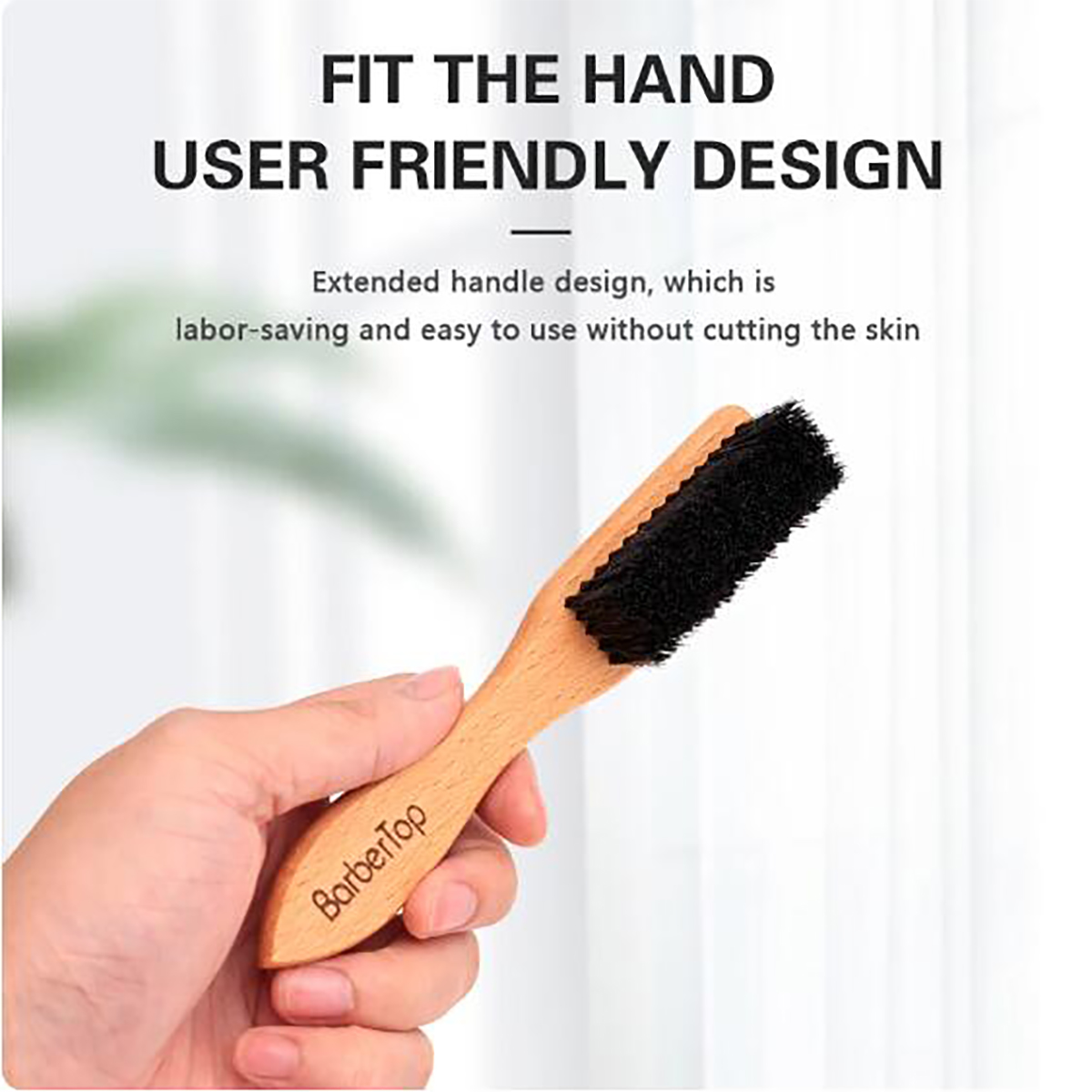 Salon de coiffure manche en bo - Men'S Grooming Brush avis et prix