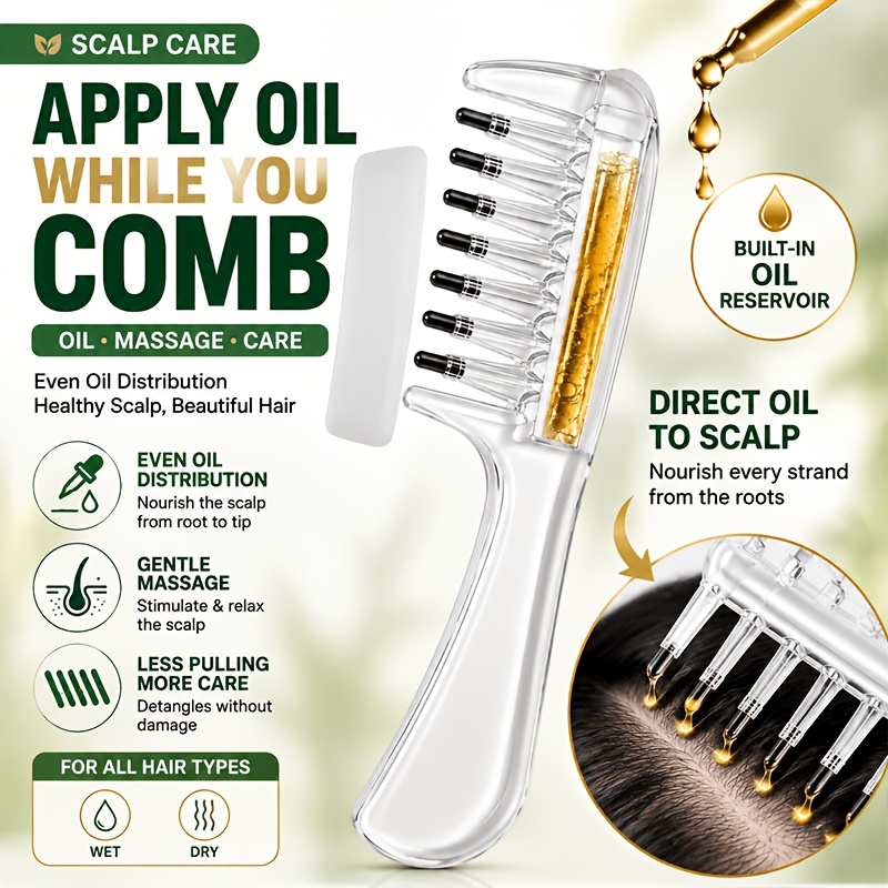 Peigne applicateur d'huile cap - Men'S Grooming Oil avis et prix