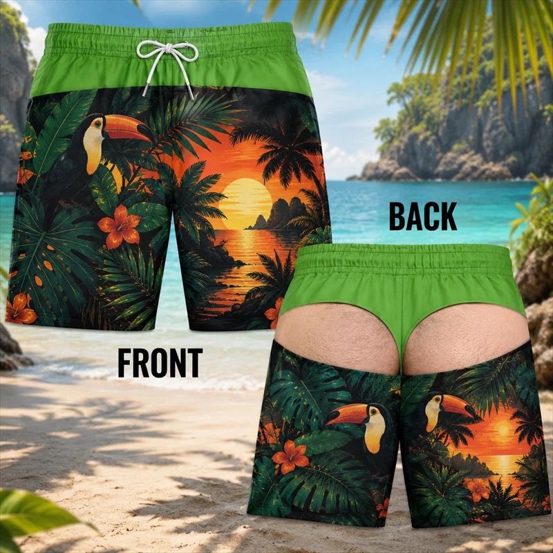 Shorts de bain imprimés tendan - Men'S Grooming Product avis et prix